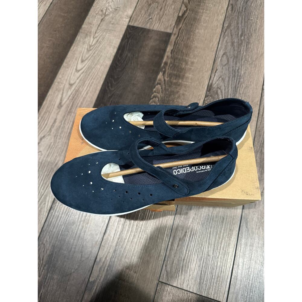 Arcopedico Sisley H91 navy Mary Jane flat women’s size EU 40 or US 9-9 1/2 - Picture 3 of 5